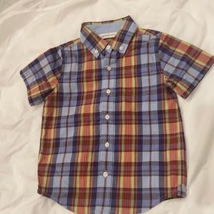 Boys 4t Janie and jack short sleeved button down with tags